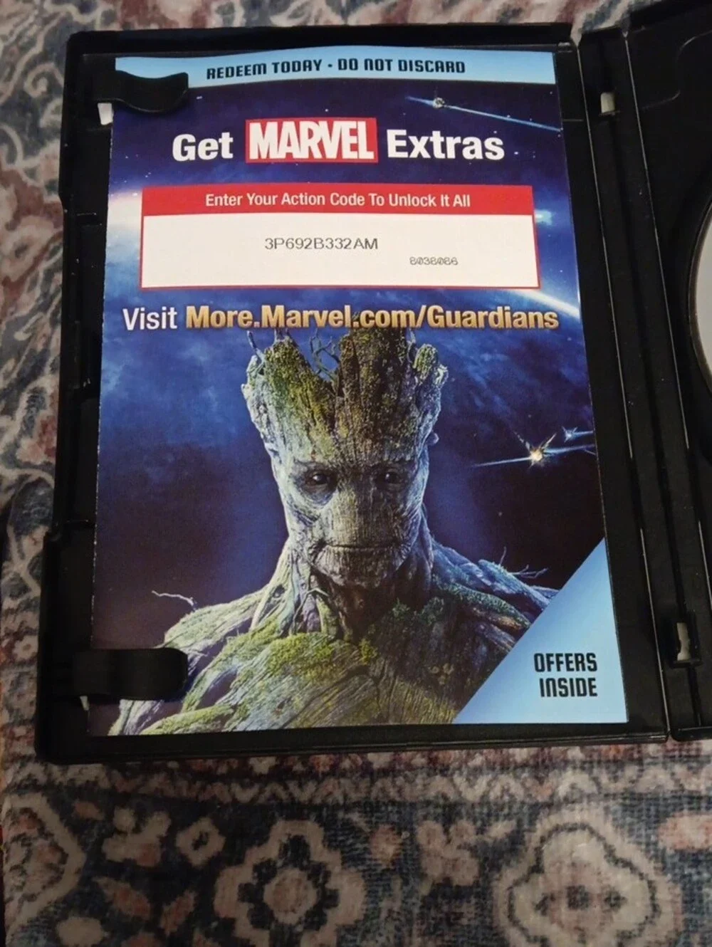 Guardians of the Galaxy DVD